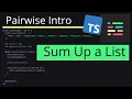 Learn to Code Sum Up a List