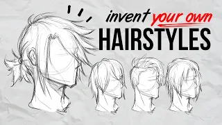 How To Draw ANY Hairstyle Invent Your Own Tutorial DrawlikeaSir 