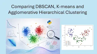Machine Learning with Python DBSCAN vs K-means vs Hierarchical Clustering