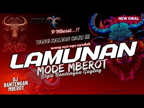 Download MP3 DJ BANTENGAN 🐮 LAMUNAN (wong ayu age nyedak) 👹 P Mberot...!! | SWSB PRODUCTION