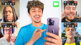 I FaceTimed 100 YouTubers WITHOUT Them Knowing