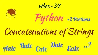 Python Language in program for concatenation of two strings