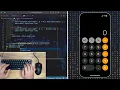 ASMR Programming - Coding Calculator IOS IPhone