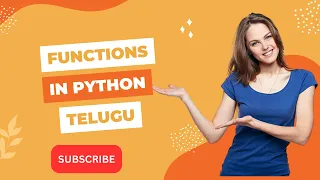 Mastering Python Functions A Comprehensive Guide for Beginners in Telugu