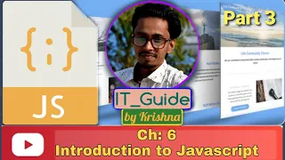 Class X Computer Science Ch 6 - Introduction to Javascript