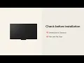 Lagu LG 4K UHD TV : Installation Guide – UHD 75 86 – Square Type