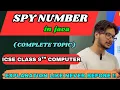 How to check a number is spy or not in java ICSE 2017 board question computer spy number in java