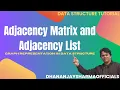 Graph Adjacency Matrix and Adjacency List Graph Representation in Data Structure