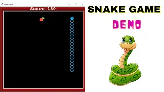 Snake Game Demo Python GUI Project For Beginners From Scratch