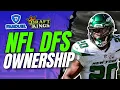 Week 6 NFL DFS Ownership Report DraftKings FanDuel Strategy
