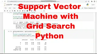 Support Vector Machine SVM Cancer Dataset with Grid Search Python Code Machine Learning SVM Python