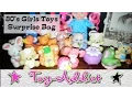 80 s Girls Vintage Toys Surprise Bag Strawberry Shorcake Sweet Secrets Flatsy Toy-Addict