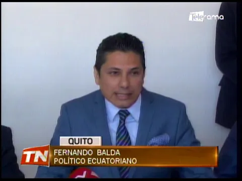 Diputados españoles respaldan a Balda sobre intento de fuga de Pablo Romero