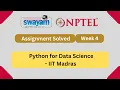Python For Data Science Week 4 NPTEL Answers My Swayam Jan 2024