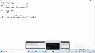 replace the string space with a given character in python day-18