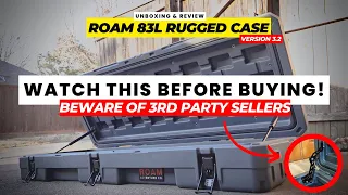 Roam Adventure - 83L Rugged Camping Cargo Box Unboxing Review Organizer Lid