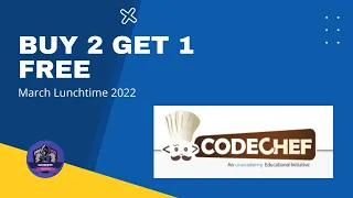 Buy 2 Get 1 Free Problem Code SALE2 CodeChef Solution Python3