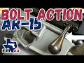 What is a Bolt Action AR-15 This one is 338 ARC