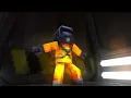 Minecraft animated scene lighting test film