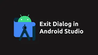 How to Make Exit Dialog Alert Dialog in Android Studio Java