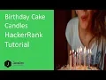 How To Solve Birt ay cake candles HackerRank Problem