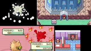The first time in the Trainer Tower - Pokemon LeafGreen