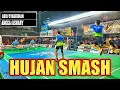 Download Lagu SEMIFINAL PENUH HUJAN SMASH !! ADU KUAT RAJA TARKAM | ASHARY/ANGGA VS SYAHERDIAN/ABID WAVI