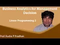 Lecture 43 Linear Programming 2