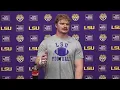 LSU OL Bo Bordelon Tigers Spring Football Interview