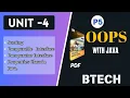 OOPS with Java Unit 4 Part 5 Set Interface SortedSet Interface Map Interface AKTU