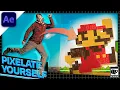 How to Turn Anything into a 8-Bit Game Pixel Effect After Effects Tutorial