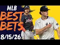 MLB BETS 26 Player Props Parlays Home Run Pick s