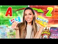 CAN I BUY EVERY CANDY A-Z at FIVE BELOW SHOPPING CHALLENGE