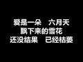 【原唱】 周华健 & 齐豫 - 《天下有情人》 [歌词]