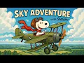 Download Lagu Sky Adventure with Snoopy 🎼 Jazz Melodies For Studying, Working \u0026 Stress Relief
