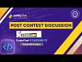 CodeChef Starters 73 Discussion Div 2 - A B C D E F