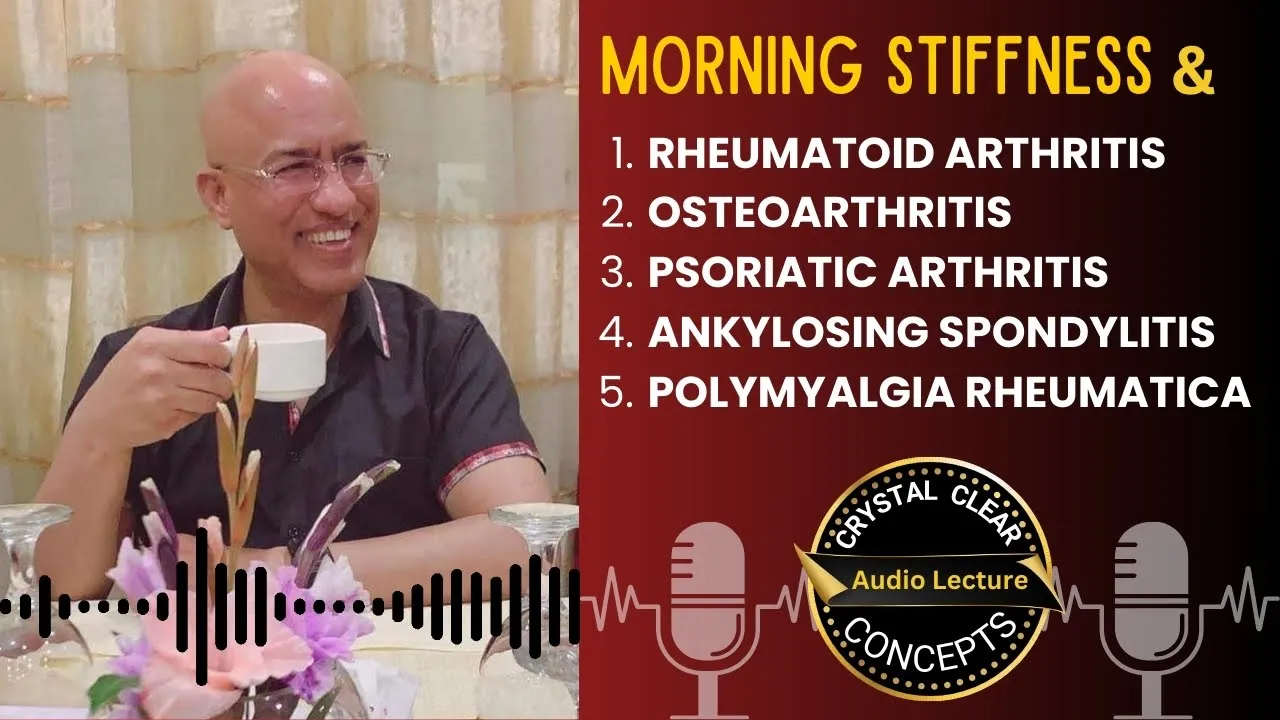 Morning Stiffness | Rheumatoid Arthritis | Osteoarthritis | Ankylosing Spondylitis, Septic Arthritis