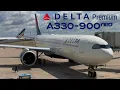PREMIUM Paris CDG - Los Angeles LAX Delta Airbus A330neo Arctic route FULL FLIGHT REPORT