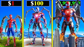 $1 SPIDERMAN to $1,000,000 ROBOTIC SPIDERMAN in GTA 5