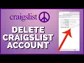 How to Delete Your Craigslist Account 2023