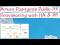 Postgres DB Component Provisioning Azure Cloud Infra Devops DB HA DR