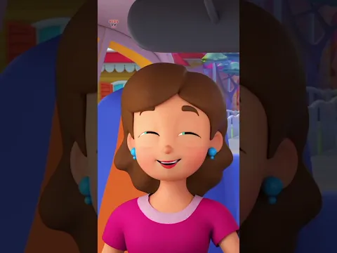 Wheels on the Taxi, टैक्सी के पहिये घुमे गोल गोल, Hindi Baby Songs #shorts #nurseryrhymes #trending