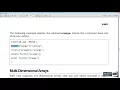 array in awk programming in linux