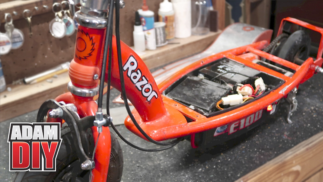 How to Repair an Electric Scooter - Razor E100 Troubleshoot