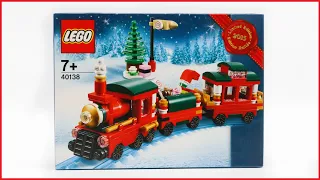 LEGO Seasonal 40138 Christmas Train Speed Build