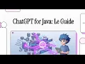 ChatGPT for Java A Hands on Developer s Guide to ChatGPT and OpenAI APIs