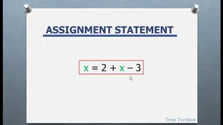 Assignment Statement in Python