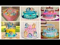 10 Easy BLUEY Birt ay Cake Decoration Ideas DIY Bluey Cake Tutorial