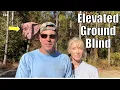 How to Use a Ground Blind on an Elevated Platform
