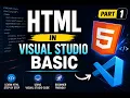 HTML Webpage basic Kaise Banaye in Visual Studio Code HTML for Beginners Step by Step YouTube